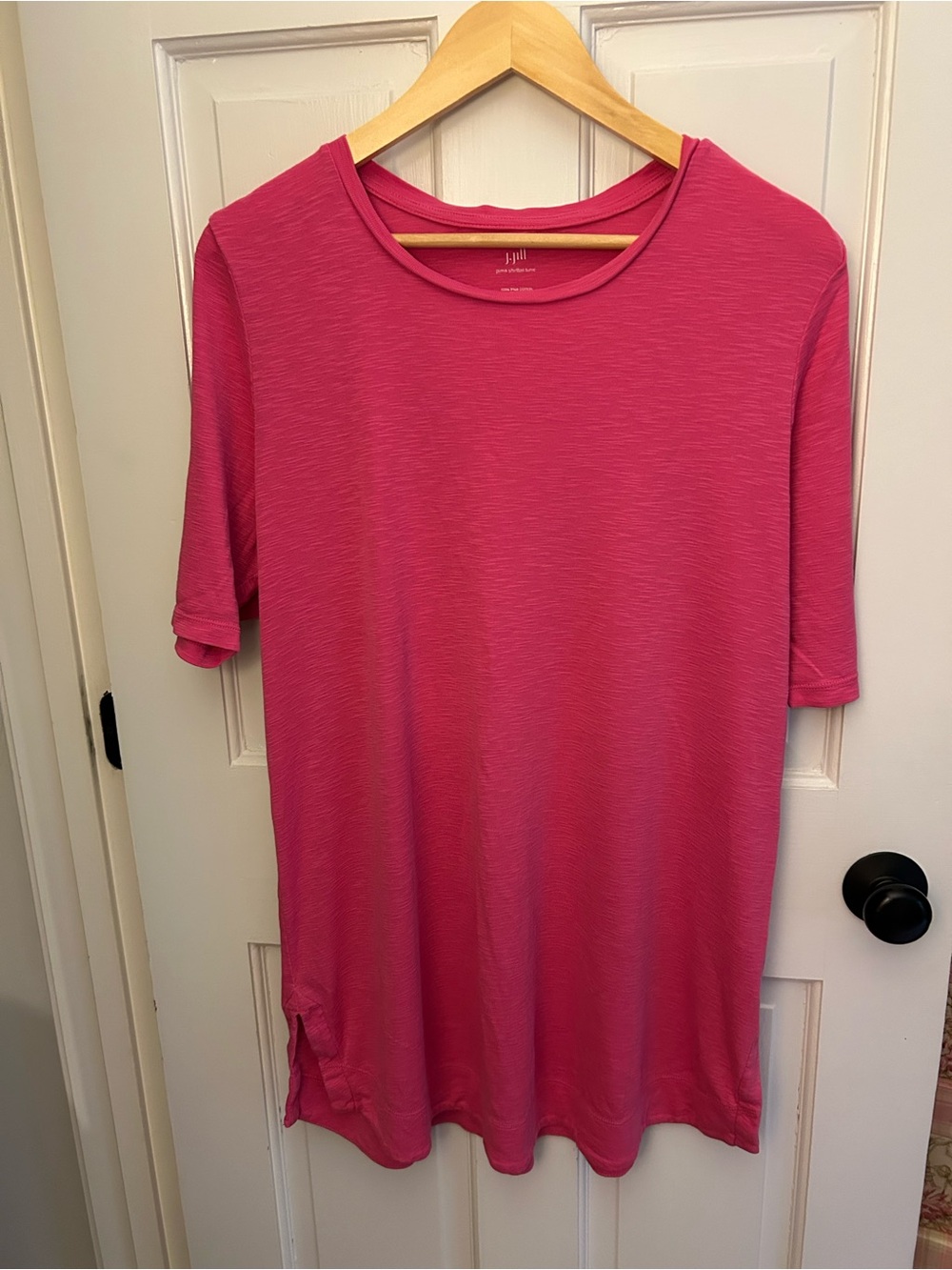 J Jill Pima Shirttail Tunic Size L Tall